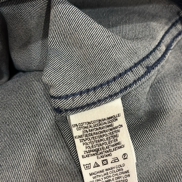 Free People Asymmetrical Dark Denim Zipper Skirt Size 4 NWT - Picture 7 of 7